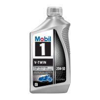 Mobil 1™ V-Twin 4-CYC Motor Full-Synthetic Oil, 20W-50, 112630, 1 Quart