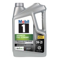 Mobil 1™ Full-Synthetic Motor Oil, 0W-20 AFE, 124185, 5 Quart