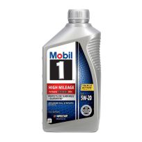 Mobil 1™ High Mileage Full-Synthetic Motor Oil, 5W-20, 120455, 1 Quart