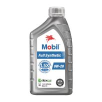 Mobil™ Full Synthetic Motor Oil, 0W-20, 125197, 1 Quart