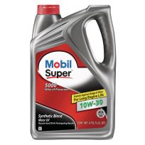 Mobil Super™ Synthetic Blend Motor Oil, 10W-30, 120754, 5 Quart