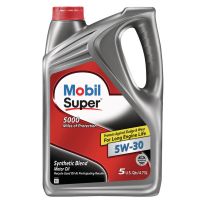 Mobil Super™ Synthetic Blend Motor Oil, 5W-30, 120755, 5 Quart