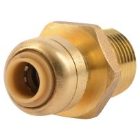 SharkBite Reducing Male Adapter, 1/4 IN x 1/2 IN, U110LFA