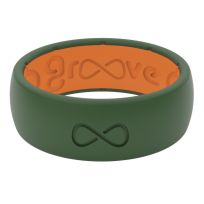 Groove Life Original Moss Green / Orange, R1-010-09, Ring Size 9