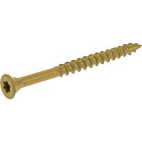 Deck Plus Star Drive Wood & Deck Screws, Tan, 40-Pack, 42593, #10 x 2-1/2 IN