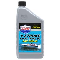 LUCAS® SAE 25W-40 Extreme Duty 4T Marine Engine Oil, 10677, 1 Quart