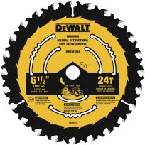 DEWALT Circular Saw Blade, 24T, 6-1/2 IN, DWA161224