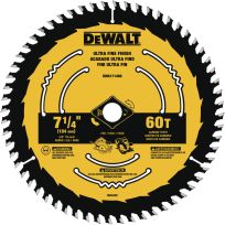 DEWALT Circular Saw Blade, 60T, 7-1/4 IN, DWA271460