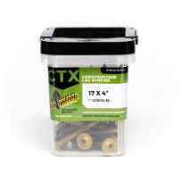 BIG TIMBER® Bronze T-40 Lag Screw, 25-Count Bucket, CTX174-25, #17 x 4 IN