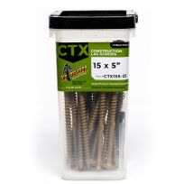 BIG TIMBER® Bronze T-30 Lag Screw, 25-Count Bucket, CTX155-25, #15 x 5 IN