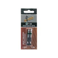 BIG TIMBER® T25 x 2 IN Genuine Torx Power Bits, 2-Pack, T25BP, T25 x 2 IN