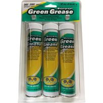 Green Grease Synthetic Waterproof High Temperature Grease, 3-Pack, SKU1203, 3 OZ