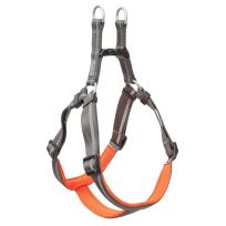 TERRAIN D.O.G. Reflective Dog Harness, 07940-40-77, Dark Gray / Orange, Small