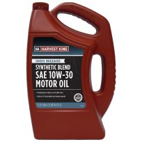 HARVEST KING® High Mileage Syntehtic Blend, SAE 10W-30 Motor Oil, HK159, 5 Quart