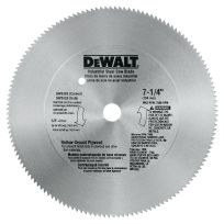 DEWALT 140T Steel Plywood Saw Blade, DW3326, 7-1/4 IN