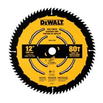 DEWALT 80T Fine Finish Saw Blade, DWA11280, 12 IN