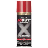 Easycare X-ORUST Paint + Primer in One Gloss Enamel, XOP6-AER, Safety Red, 12 OZ