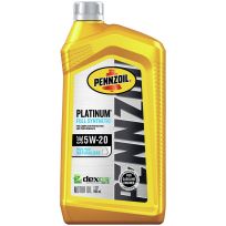 PENNZOIL® Motor Oil Platinum Full Synthetic SAE 5W-20, 550022686, 1 Quart