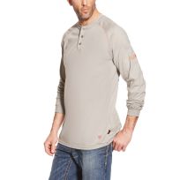 Ariat Men's FR Henley Long Sleeve Top