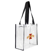 Little Earth Clear Square Stadium Tote, Iowa State University, 101311-IASU