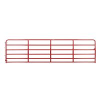 Tarter 16 FT 6-Bar Bullmax Round Corner Gate, 2 IN 16 GA, 2RG16