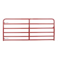 Tarter 10 FT 6-Bar Bullmax Round Corner Gate, 2 IN 16 GA, 2RG10