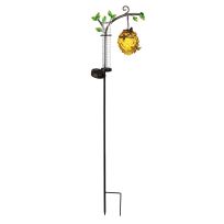 Evergreen 36 IN Beehive Solar Garden Stake with Rain Gauge, 2SP7609