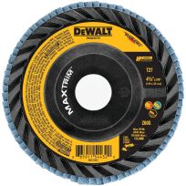 DEWALT 60 Grit T27 Hp Trim Flap Disc, DWA8352TR, 4-1/2 IN x 7/8 IN