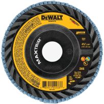 DEWALT 80 Grit T27 Hp Trim Flap Disc, DWA8353TR, 4-1/2 IN x 7/8 IN