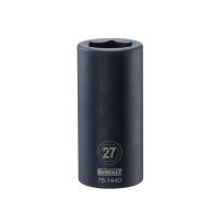 DEWALT 3/4 IN Drive Deep Impact Socket, DWMT75144OSP, 27 mm