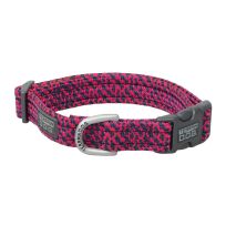 TERRAIN D.O.G. Snap-N-Go Collor, 07098-50-251, Raspberry / Navy, Medium