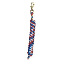 WEAVER LEATHER™ SB 225 Polypropylene Lead Rope, 35-2100-W9, Blue / Red / White, 10 FT