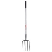 Black Diamond 60 IN Fiberglass Long Handle 5 Tooth Manure Fork, BDST027MS