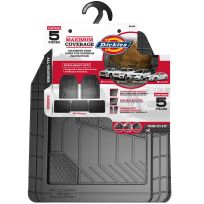 Dickies Maximum Coverage Floor Mats, 5-Piece, 80103, Black