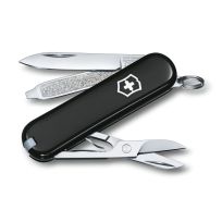 Victorinox Black Classic SD Swiss Army Knife, 0.6223.3B1-X2, 2.25 IN