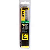 Stanley 18 Guage Brad Nails, 1000-Count, SWKBN625S, 5/8 IN