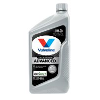 Valvoline™ Advanced Full Synthetic Motor Oil, SAE 0W-20, VV916, 1 Quart