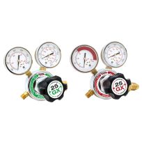 LINCOLN ELECTRIC® Model 25GX Pair Pack - 1 Oxygen Regulator & 1 Acetylene Regulator, 4408581