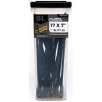 BIG TIMBER® Hex Head Black Log Screw, 25-Count Bucket, BL177-25, #17 x 7 IN