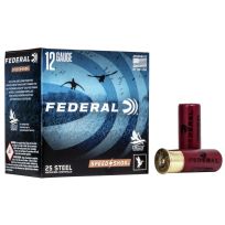 FEDERAL® 12GA 4-Shot Steel Speed-Shok Waterfowl Shotshells, 25-Rounds, WF145 4