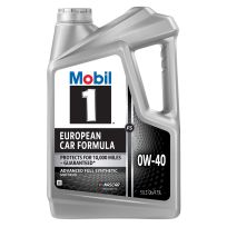 Mobil 1™ European Car Formula Full-Synthetic, 0W - 40, 120760, 5 Quart