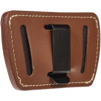 Allen Glenwood Leather Belt Slide Gun Holster, Ambidextrous, 44821, Brown, 1