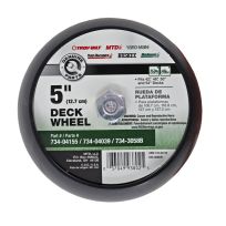 MTD® 5 IN Deck Wheel for Troy-Bilt Lawn Tractors and Zero-Turn Mowers, OEM-734-04155