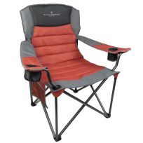 BLACK SIERRA EQUIPMENT® Silverback Mega Padded Chair, QACH-011-BTH-BSE, Burnt Henna