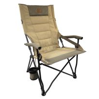 BLACK SIERRA EQUIPMENT® Traditions Vortex Lumbar Chair, HACH-011T-TAN-BSE, Tan