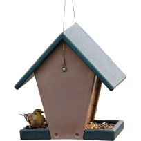 Songbird Essentials Recycled Plastic Small Hopper Feeder, SERUBHF55