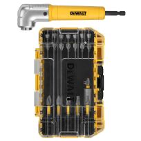 DEWALT Maxfit 1/4" Bit Set with Right Angle Adapter, DWAMF25RASET