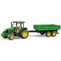 Bruder Toys John Deere 5115M with Trailer, 9816