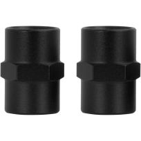 DEWALT 1/4 in. NPT Female x 1/4 in. NPT Female Hex Connector, 2-Pieces, DXCM024-0403