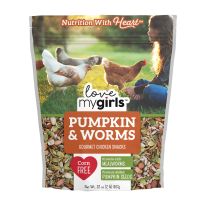 Love My Girls™ Pumpkin & Worms Corn-Free Gourmet Chicken Snacks, 15199, 2 LB